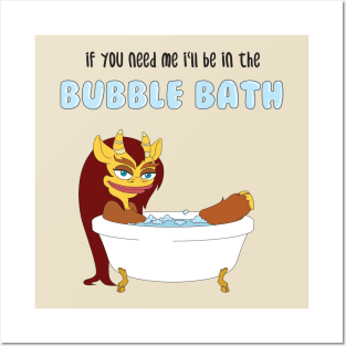 Bubble Bath - Connie the Hormone Monstress Posters and Art